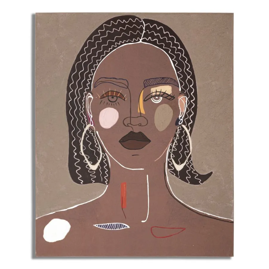 OBRAZ NA PŁÓTNIE TRIBAL -B- 80X2,8X100 cm